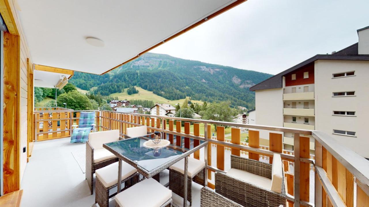 Apartment With Sauna And Mountain View Leukerbad Exterior photo